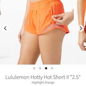 Lululemon Hotty Hot Short II *2.5"